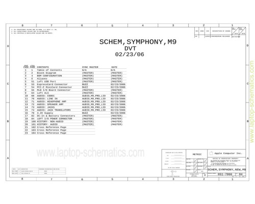 APPLE 820-1970 051-7066 LIO SCHEMATIC